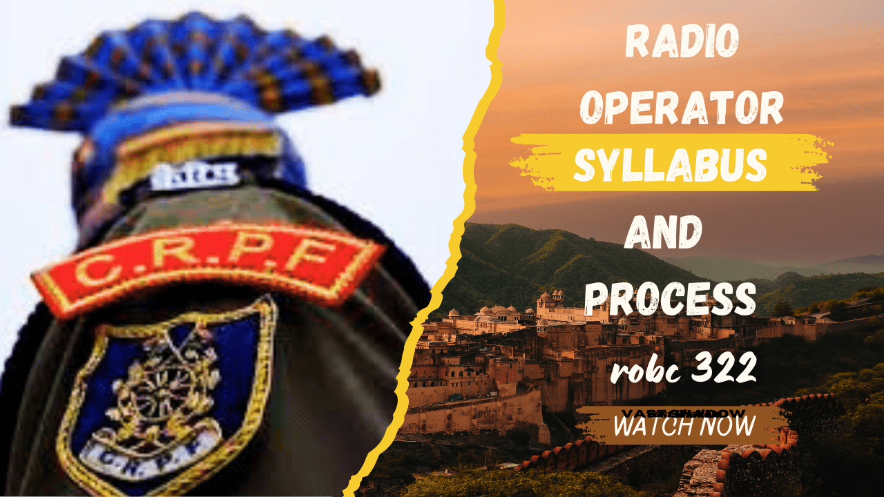 crpf radio operator