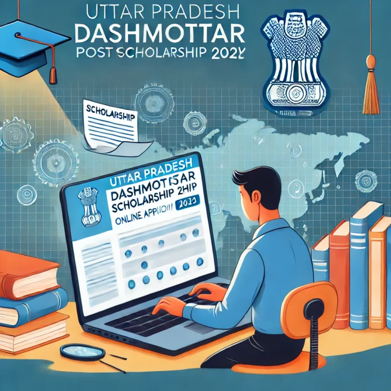 Uttar Pradesh UP Dashmottar Postmatric Scholarship 2025 Apply Online Form