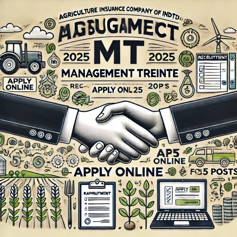 AIC Management Trainee MT Recruitment 2025