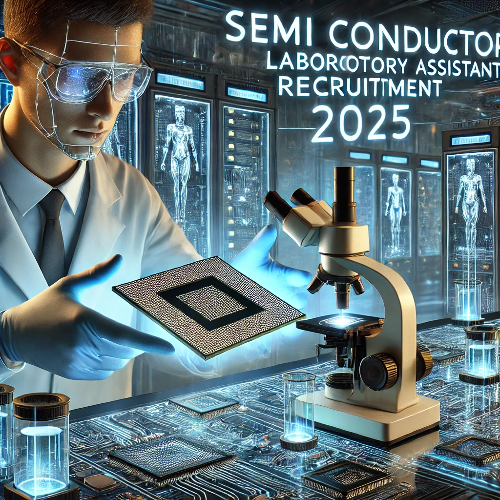 Semi Conductor Laboratory Assistant Recruitment 2025 Apply Online for SCL Assistant 25 Post