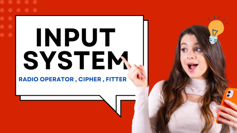Input System Quiz for CRPF Radio Operator
