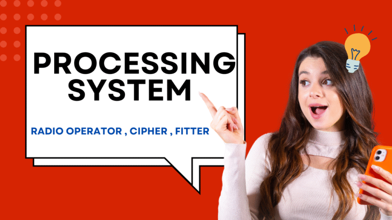 Processing System Quiz For Crpf Radio Operator