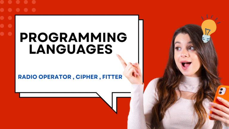 Programming Languages Quiz For Crpf Radio Operator