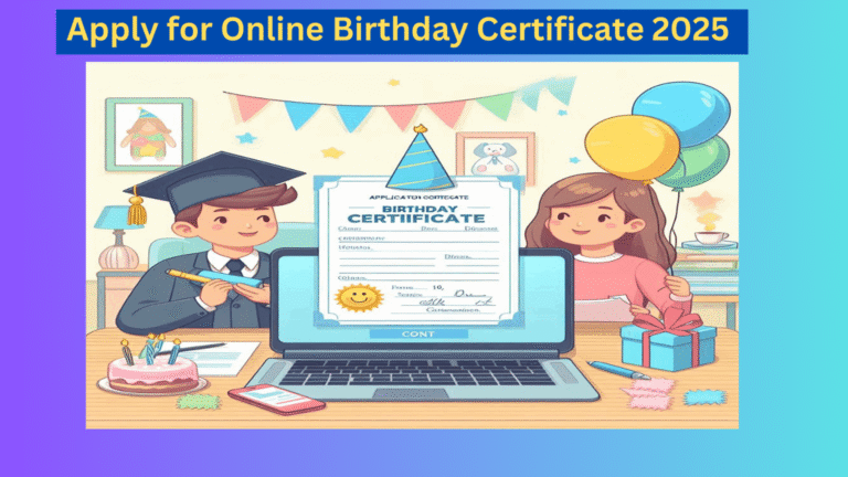 Online Birthday Certificate