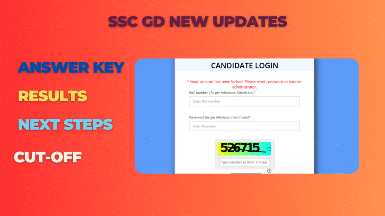 SSC GD 2025 Latest Updates