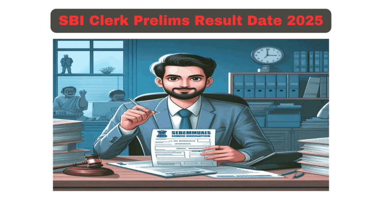 SBI Clerk Prelims Result Date 2025