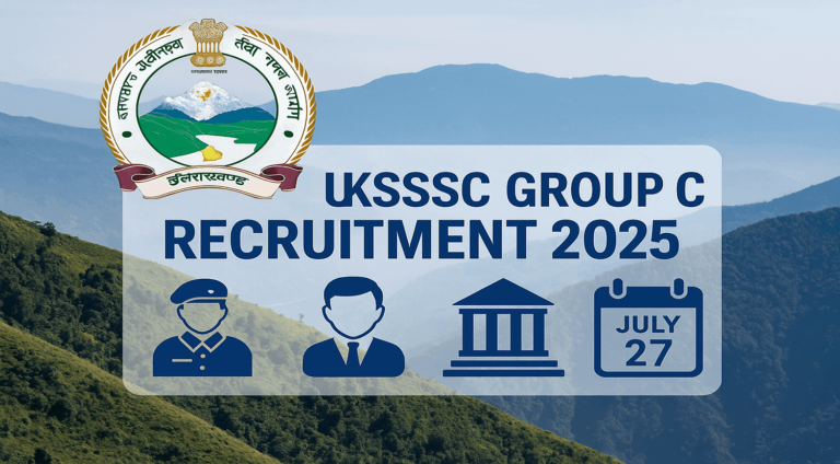 UKSSSC Recruitment 2025
