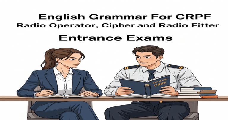 English Grammar For Crpf Radio Operator