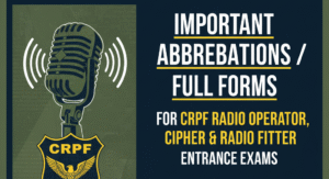 CRPF RADIO OPERATOR