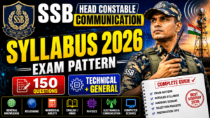 SSB Head Constable Communication Syllabus